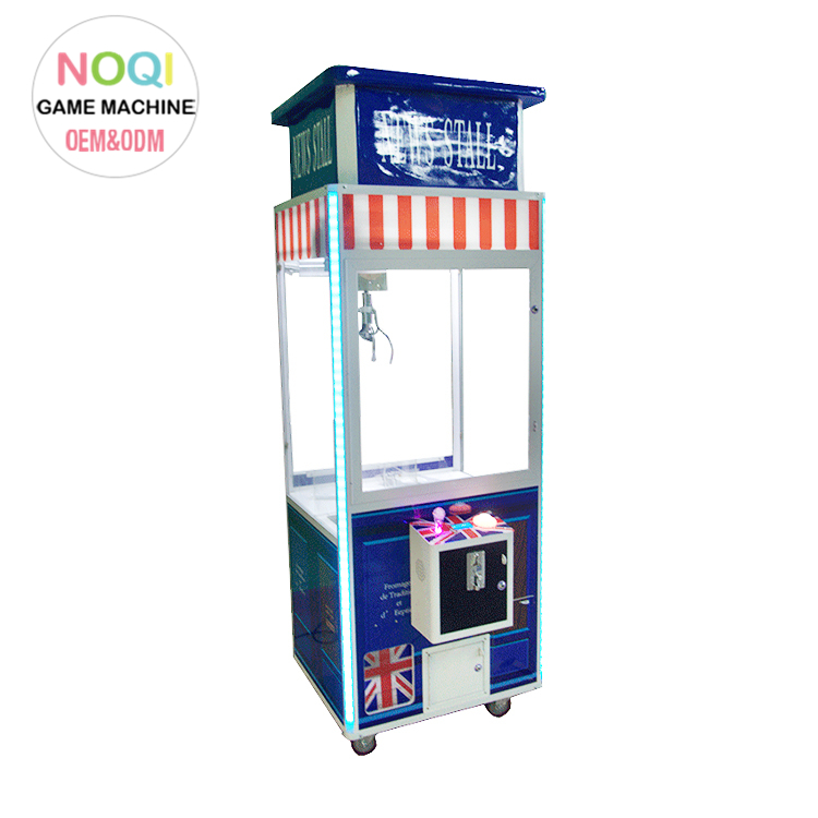 London style luxury electronic game machine crane machine, lucky candy claw crane machine